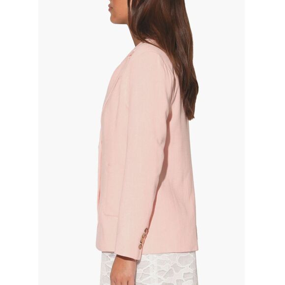 Nordstrom Felix Blazer Jacket Grapefruit Pink Size Medium NWOT - Picture 3 of 4